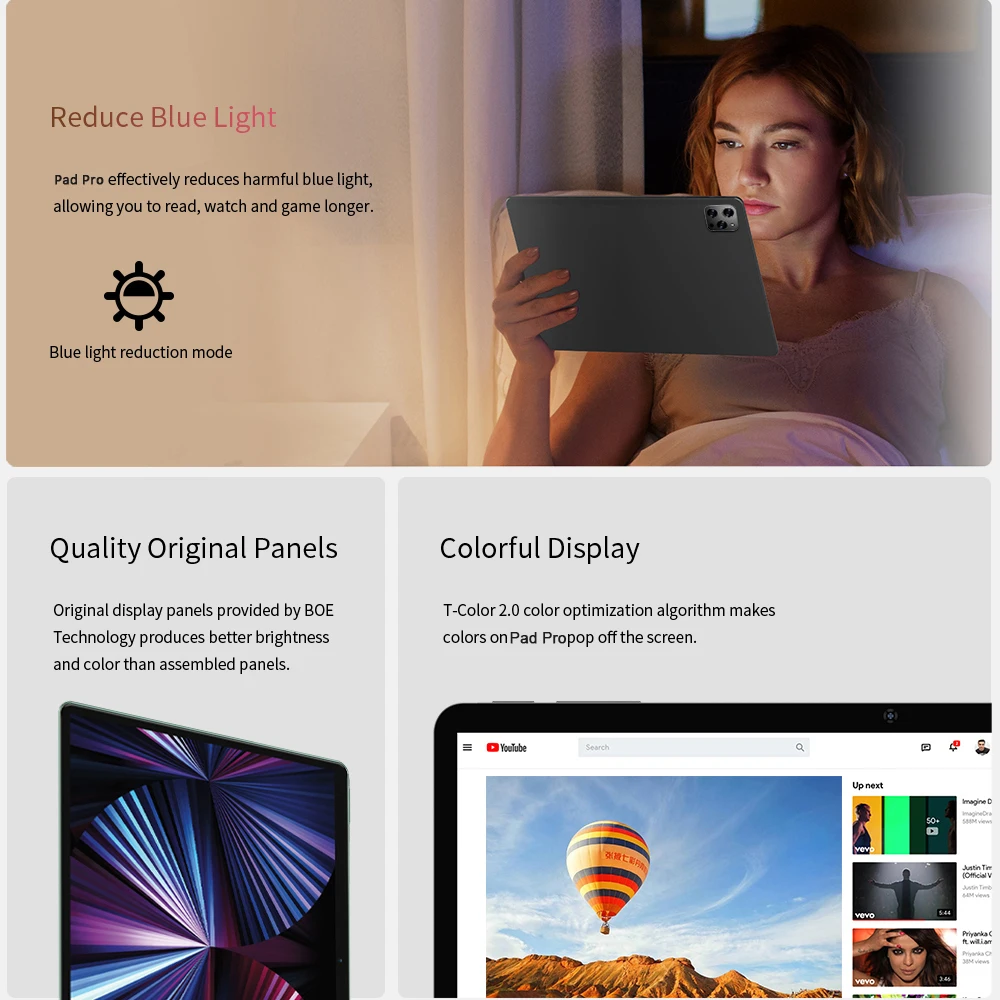 BDF 2026 Special Pad New 10.1 Inch Android Tablets Octa Core 8GB RAM 256GB ROM 4G LTE 5G WiFi Tablet Pc Double SIM Dual Cameras