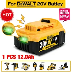 Upgrade your Tool's Performance with Newest Design 20V 6.0Ah 8.0Ah Battery Pack Compatible with for DeWalt DCB205 DCB201 DCB203