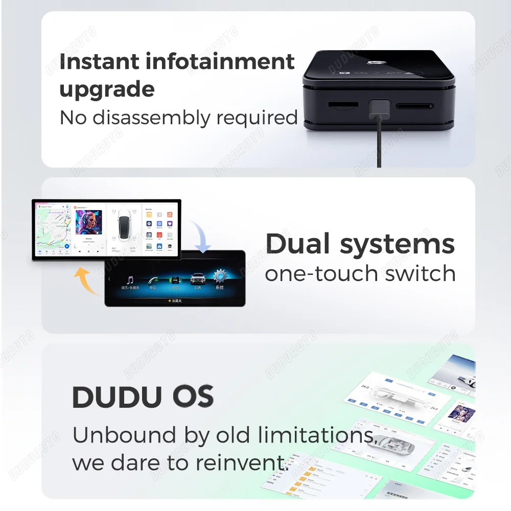 MEKEDE Android 15 Car-Player Box AI Box DUDUAUTO Car Box 60 FPS Smoothly Speed Support OEM To Android Menu Switch Quick 8+128GB - view 3