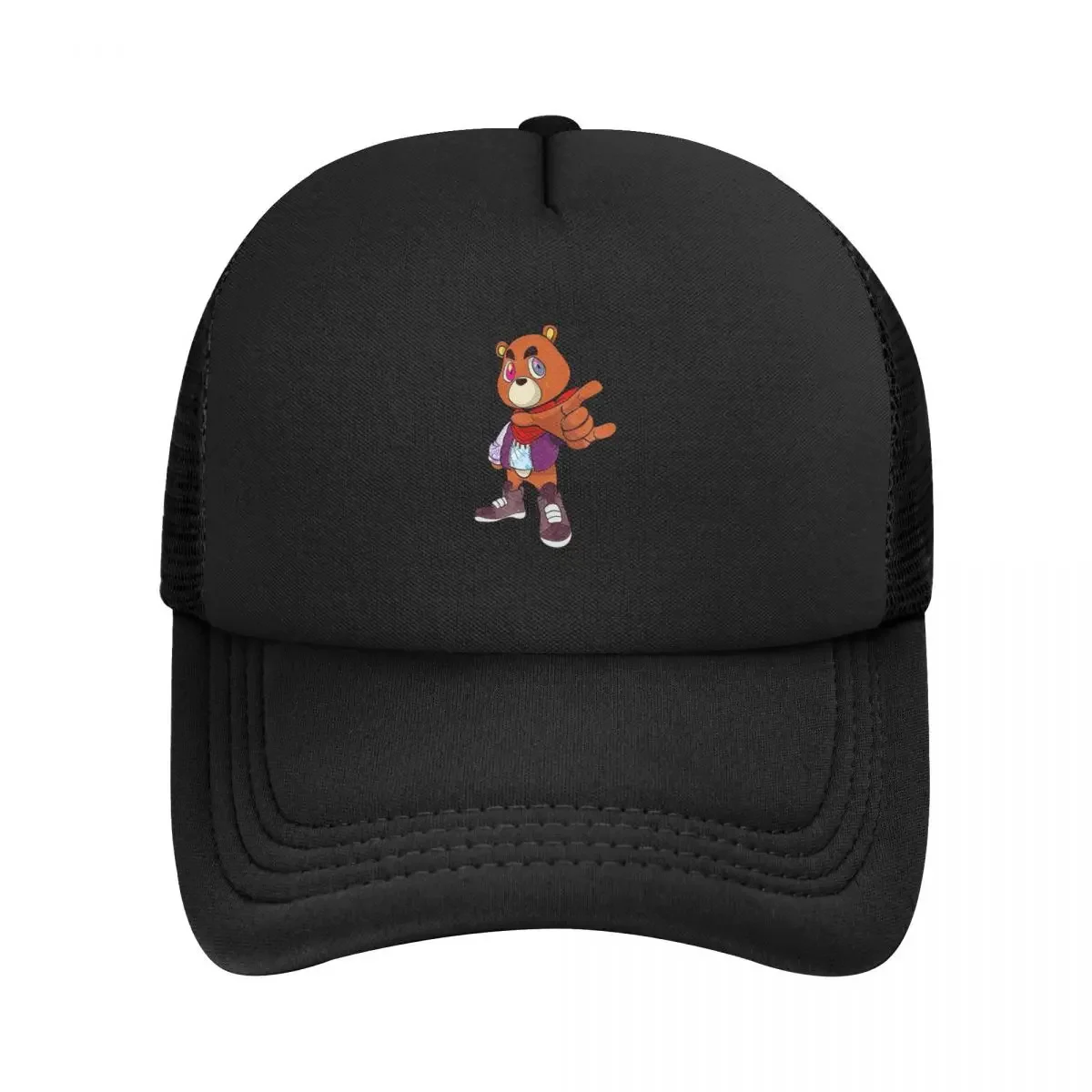 Kanye West Dropout Bear Chicago Vintage Graduation Mesh Baseball Caps Snapback Baseball Hats Casquette For Men's And Women's