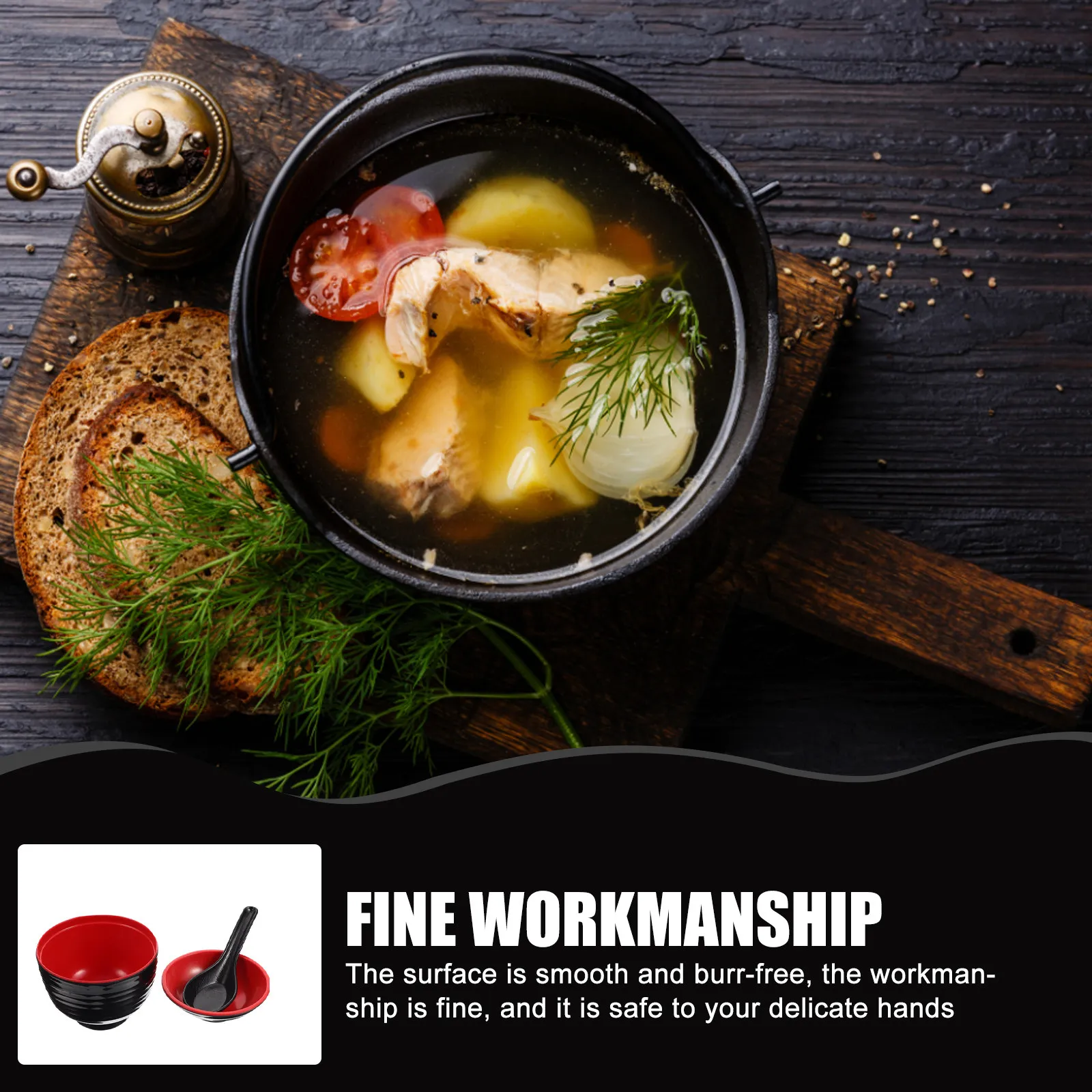 Japanese Style Ceramic Miso Soup Bowl Set – Heat Retaining, Elegant Design for Home & Restaurant Use