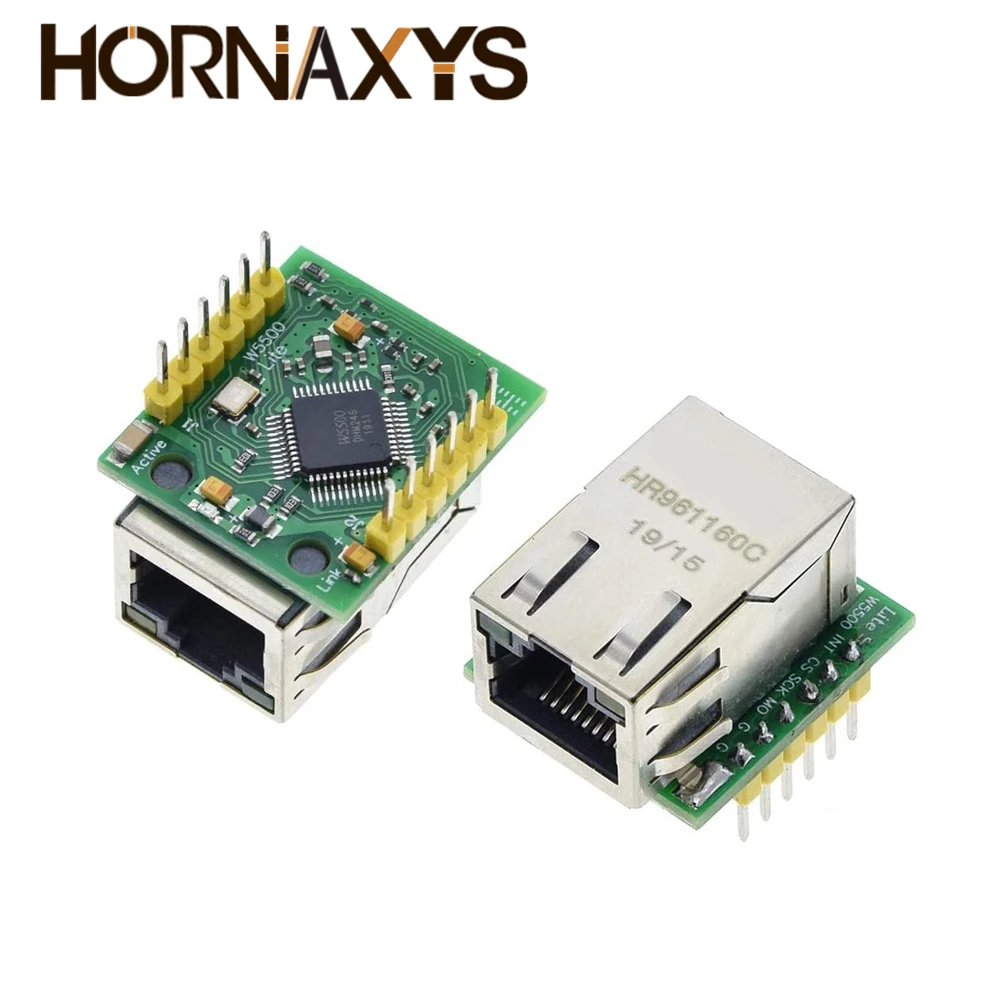 1-5PCS W5500 Module TCP/IP Ethernet Module Compatible with WIZ820io Network Interface RC5 IoT for Arduino