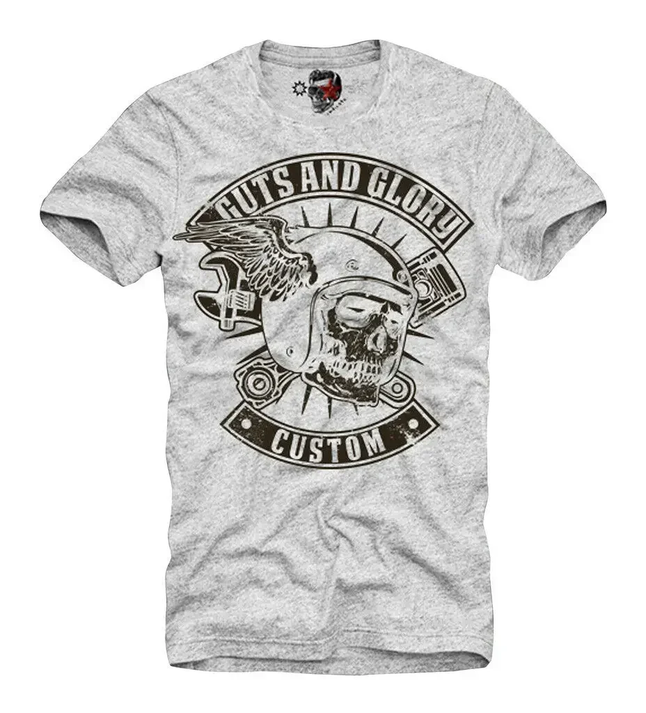 T Shirt Biker Motorrad Scrambler Coffee Racer Motorcycle 2019 Fashion New Summer Men's Slim Fit Top Solid Color Company T Shirts