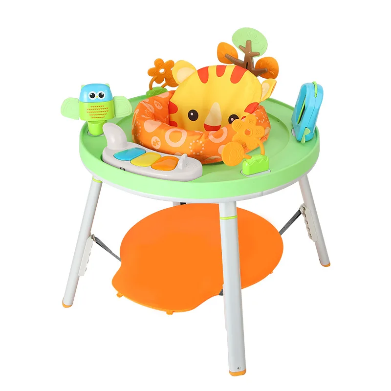 Indoor Baby Jumping Swing Chair Children\'s Fitness Chair Activity Infant Cartoon Rocking Electric Toys Chair With Music