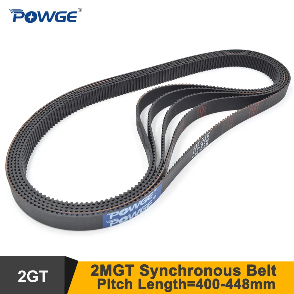 POWGE 400 406 410 420 426 428 430 436 440 444 448 GT2 Timing Belt 2GT 2MGT Synchronous Belt Linear Drive With Linear Motion 1P