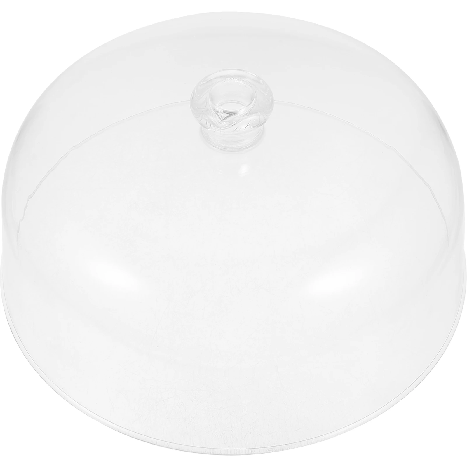 

1pc Transparent Acrylic Cake Covers Food Dome for Display Decorative Protective Reusable Clear Plastic Cake Covers Serving Tray