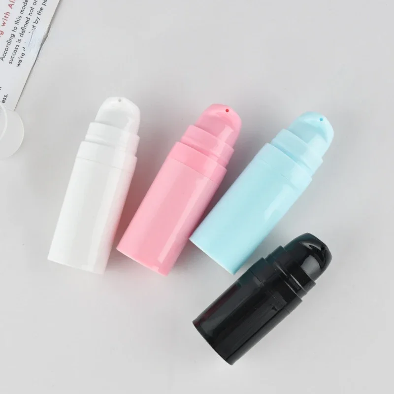 5/10/15ml Empty Airless Pump Bottles Mini Lotion Vacuum Cosmetic Containers Women Make Up Travel Emulsion Bottle косметика