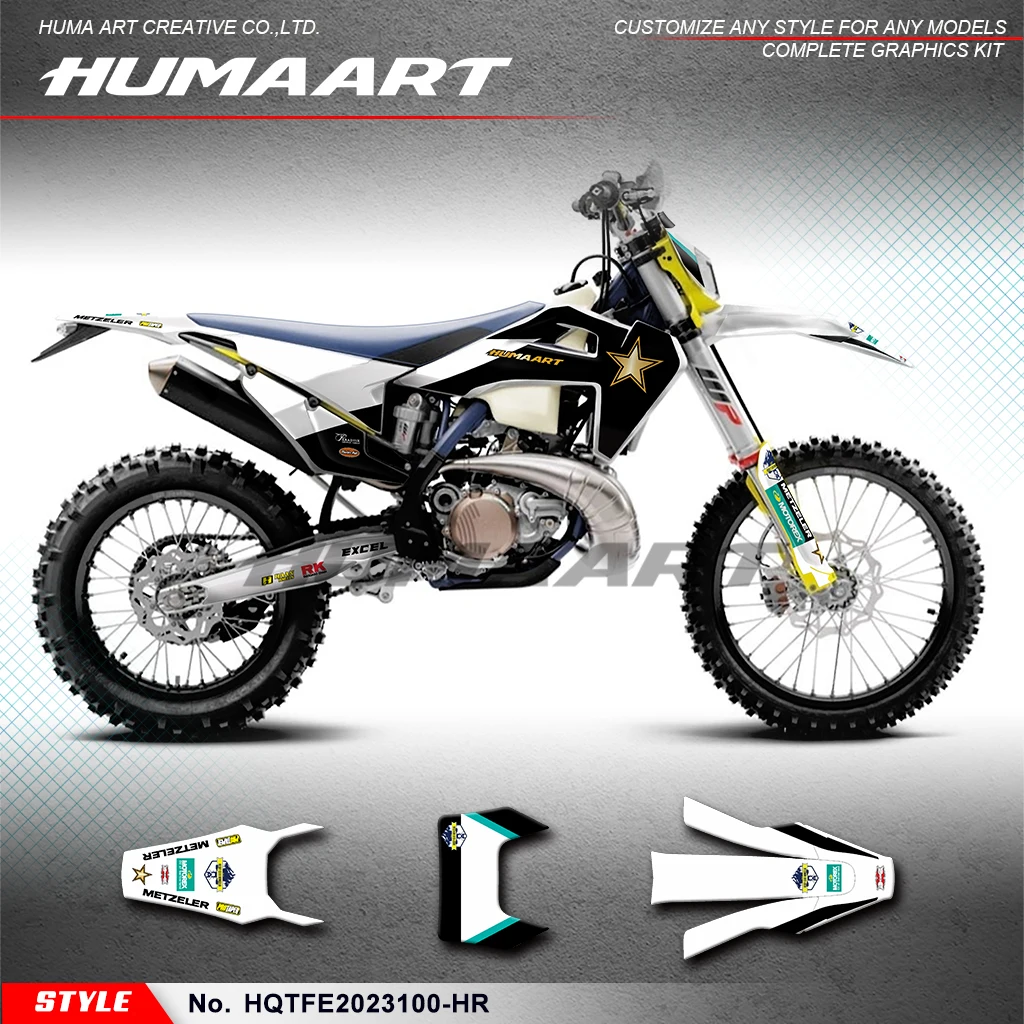 

HUMAART Dirt Bike Vinyl Sticker Motorcycle Graphics for TE TC FC TX FX FE FS 125 250 300 350 150i 2019 2020 2021 2022 2023