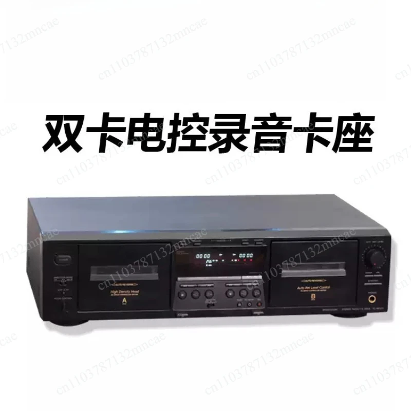 Double Cassette Deck with Electric Logic Control, for Dubbing & Recording, HiFi Stereo Tape Player Used
