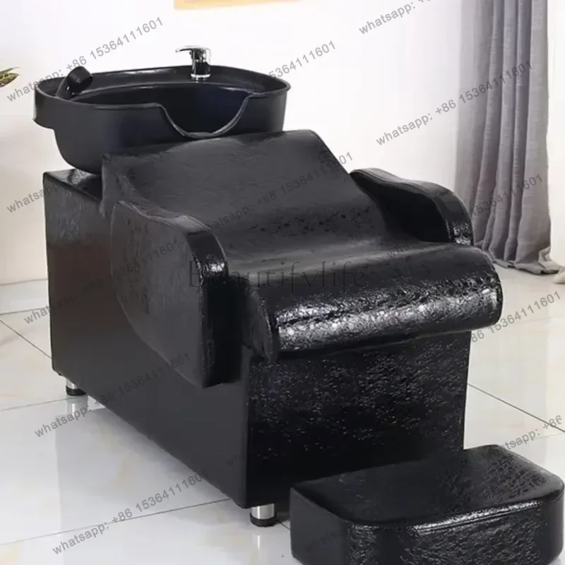 

Professional Spa Shampoo Chair Modern Nourishing Equipment Shampoo Chair Water Designed Cadeira De Barbearia Salon Furniture