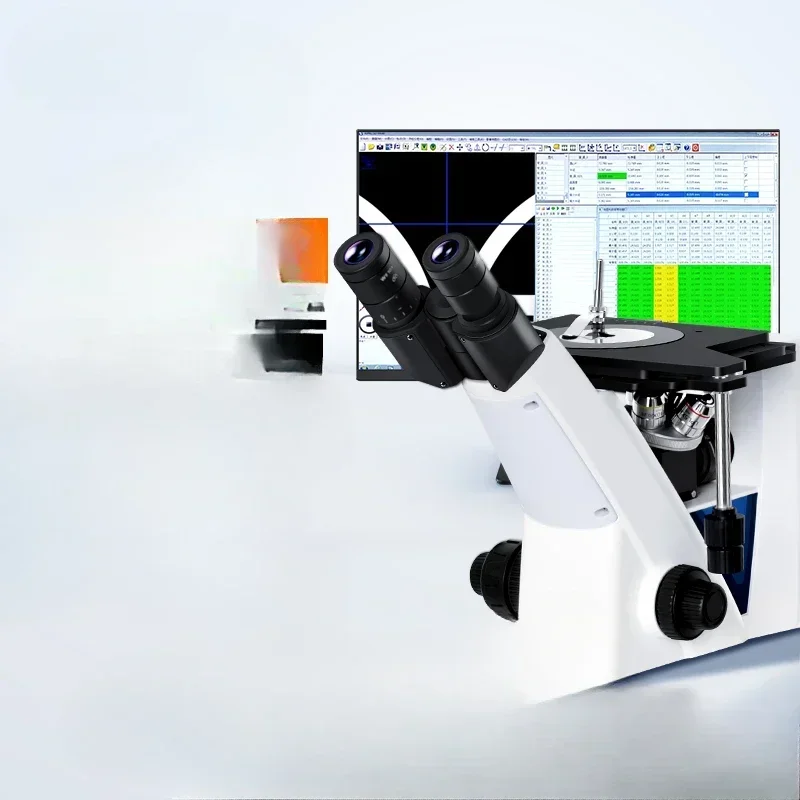 معدل الكرة الإيجابية للمجهر حجم الحبوب محلل الميتالوغرافي المعدني الصناعي المقلوب #3