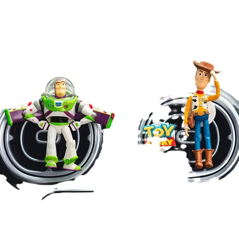 Cartoon Air Outlet Vent Perfume Freshener Ornament Accessorie Buzz Lightyear Woody Car Perfume Car Interior Decor Accessories