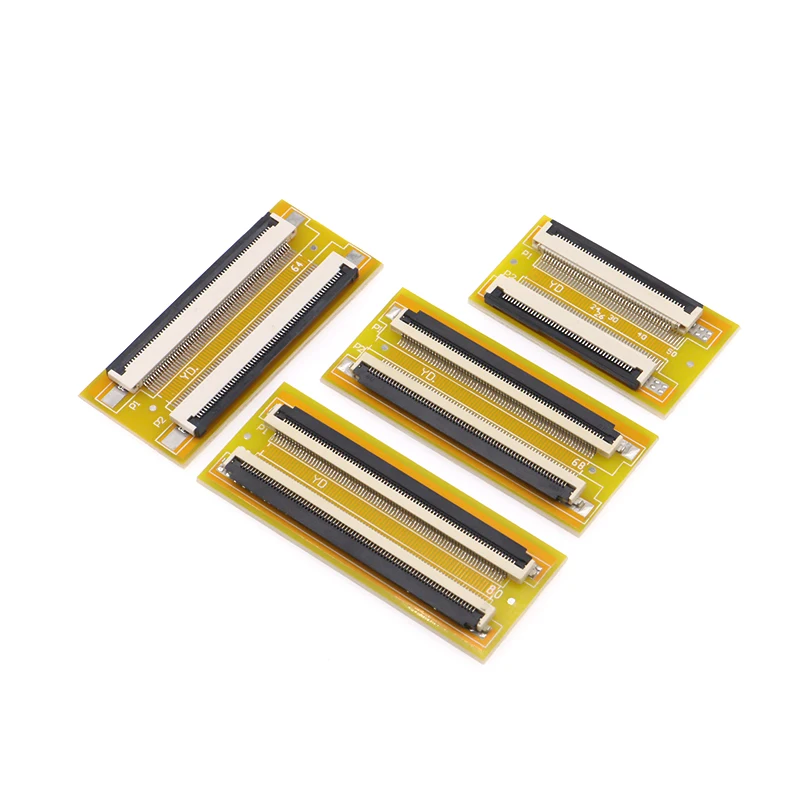 2PCS FFC FPC Flexible Cable Extension Board Adapter Plate 0.5mm Pitch 4/6/10/12/14/16/20/30/34/40/50/64 Pin FFC FPC Cable Socket