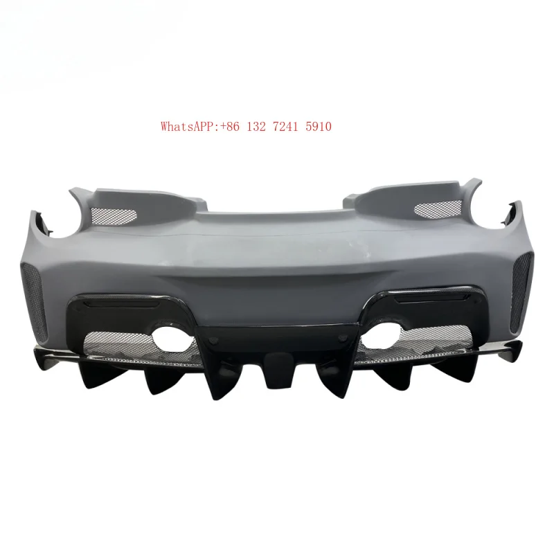 High Quality  Fibre Body Kit Bumper Front Lip Hood