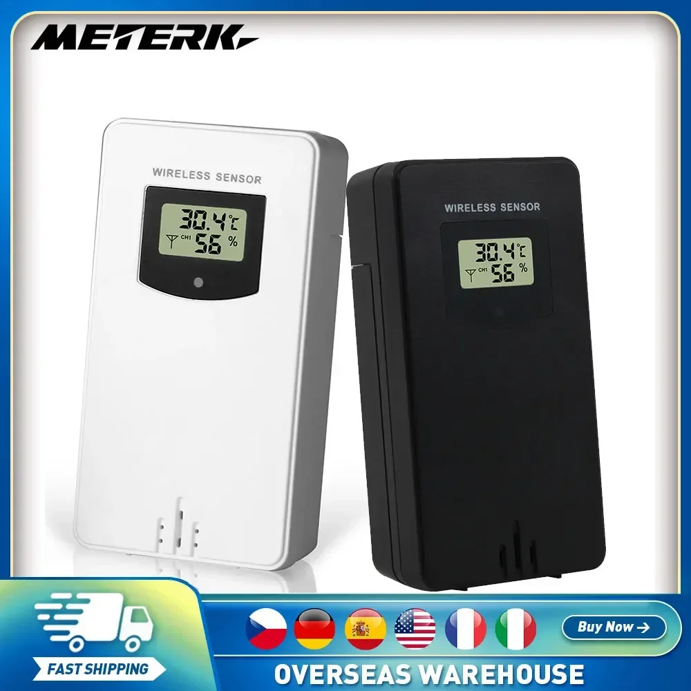 

Temperature Humidity Wireless Sensor Hygrometer Electronic Digital Thermometer In/Outdoor Used with Weather Station For Home Use