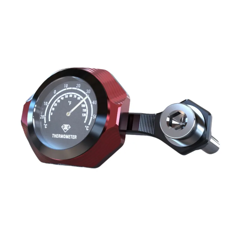 Clock / Thermometer Motorcycle Mounted Universal for M8 M10 Hole Matched M8*35mm Screw Motorcycle Accessories