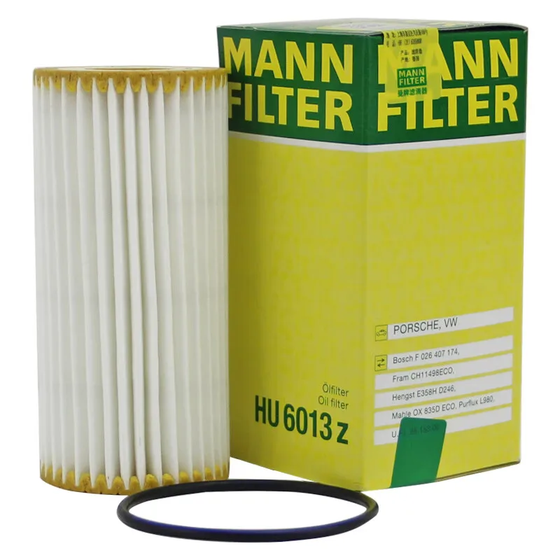 MANNFILTER HU6013z Oil Filter For Macan Cayenne VW Jetta Sharan Tiguan Golf AUDI A Q SKODA Octavia Superb SEAT Leon 06L115562B