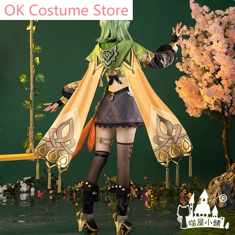 Anime! Genshin Impact Collei Game Suit Sweet Lovely Dress Uniform Cosplay Costume Halloween Party Role Play Outfit Women