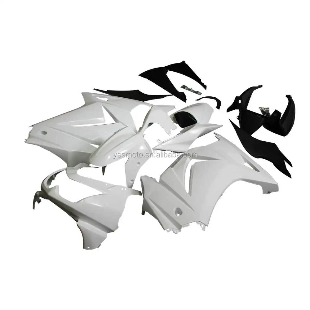 Unpainted ABS Injection Fairings Kit Body Work For Kawasaki Ninja 250R 2008 2009 2010 20112012