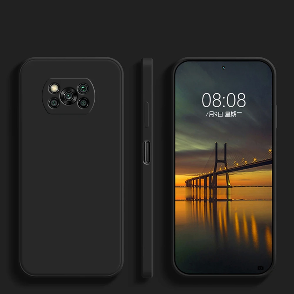 Luxus Original Flüssigkeit Silikon Telefon Fall Für Xiaomi Poco X3X3 Pro NFC X3Pro Pocox3 Pro Weiche Fällen für Poco x3 Pro Zurück Abdeckung – Detail 10