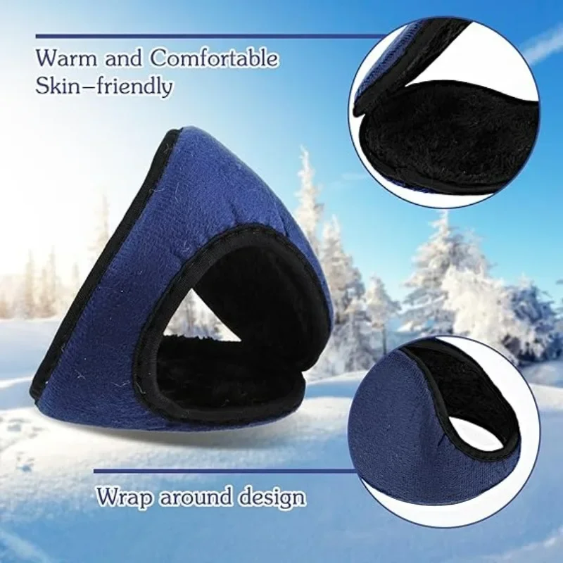 الشتاء أفخم الدافئة غطاء للأذنين سميكة رقيق غطاء للأذن للجنسين الباردة برهان الأذن إفشل ضيق الحرارية غطاء للأذنين في الهواء الطلق التجمد إيرفلاب
