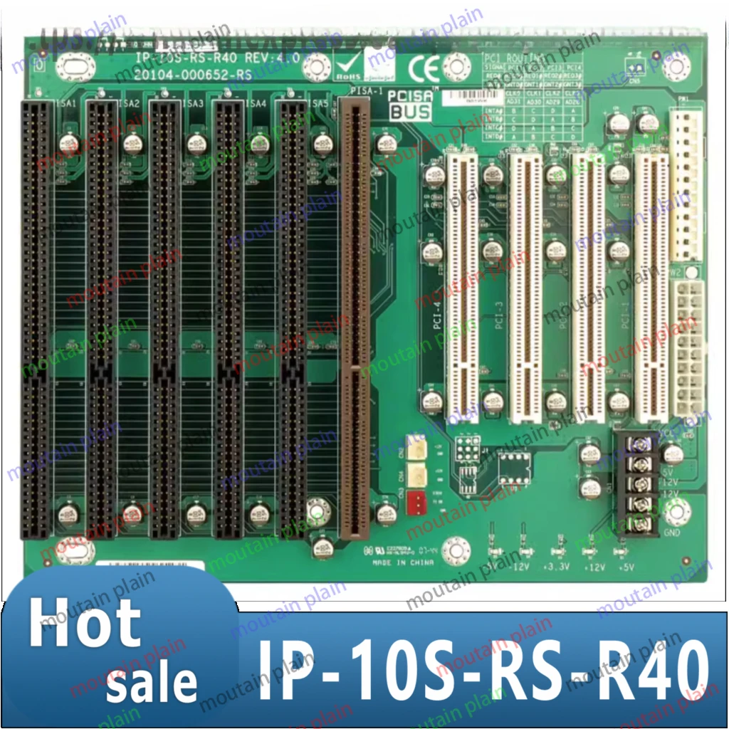 

Промышленная пассивная плата процессора IPC 4 * PCI IP-10S-RS-R40 PC I Bus Slot 5 * слот ISA поддерживает интерфейс ATX/AT