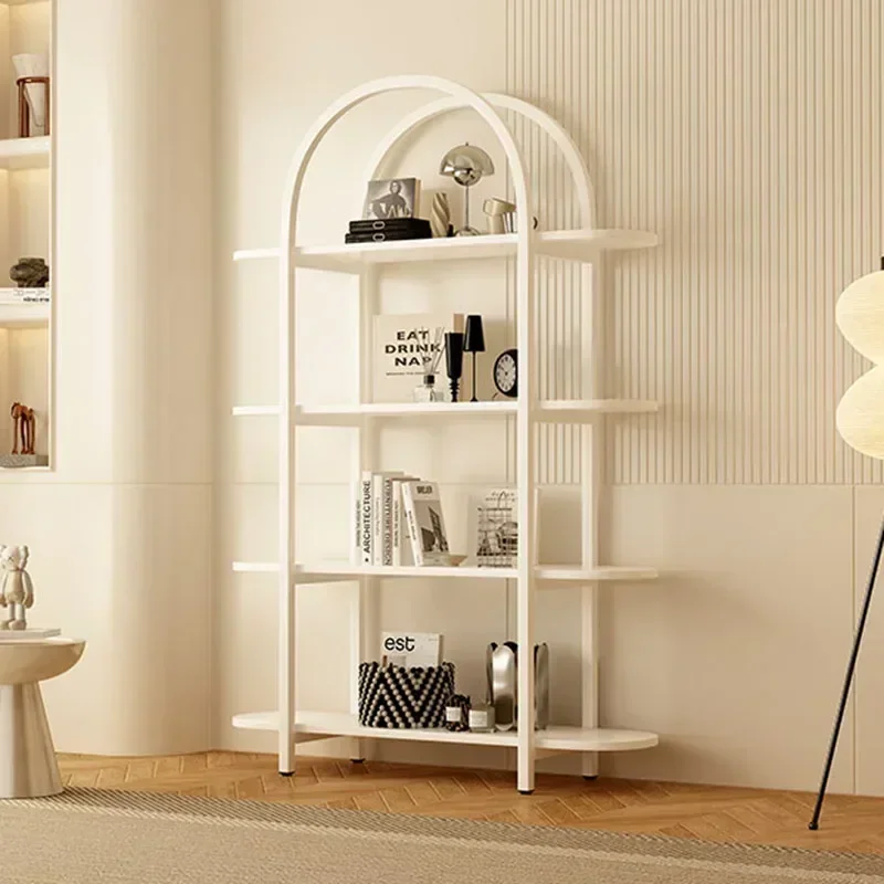 

Nordic Bookcases Display Storage Shelves Minimalist Living Room Bookshelf White Organizer Estante Para Livros Room Furniture