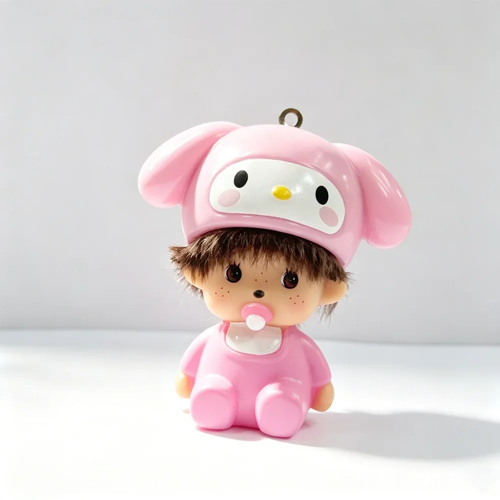 Monchhichi Sanrio Keychain Cute Cartoon Doll Gift