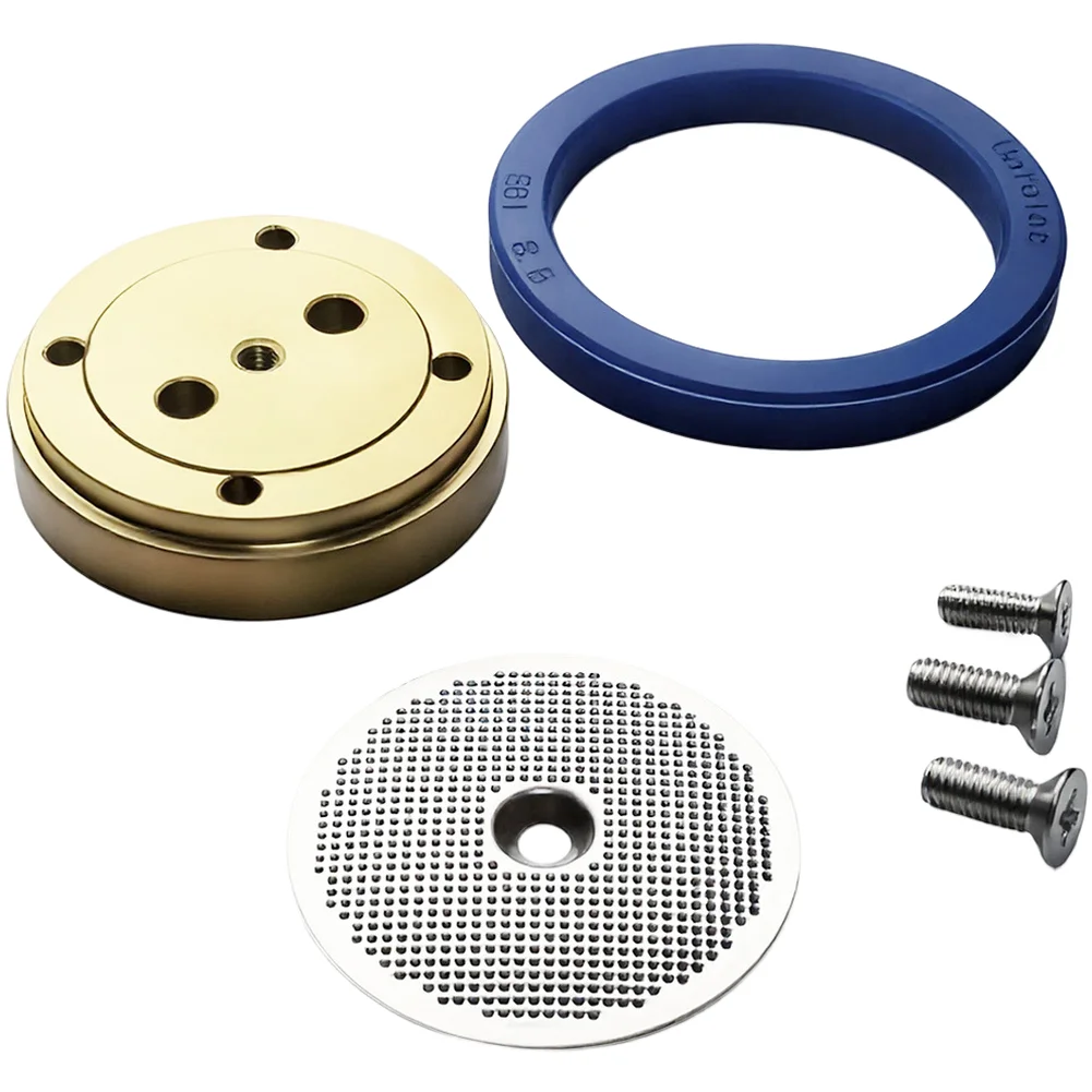 54mm Brew Head Kit Stainless Steel with Shower Screen and Silicone Gasket Compatible with For Gaggia Classic Carezza Tebe