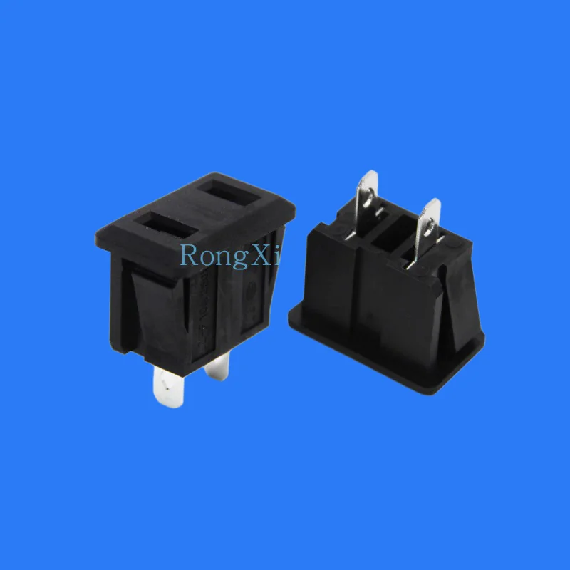 100pcs/ AC socket conversion plug US standard socket US standard plug two-hole US seat CE certification 10A/250V