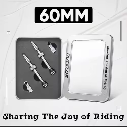 BUCKLOS 40/44/55/60/65/80/100mm Tubeless Valves Bike Aluminum Alloy Presta Nipples Removable Core Air Valve for Road MTB Bicycle - Image 29