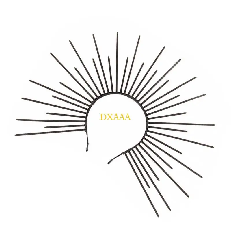 DXAA elegante puntige bruiloft hoofdband barokke s haarband kostuumaccessoires