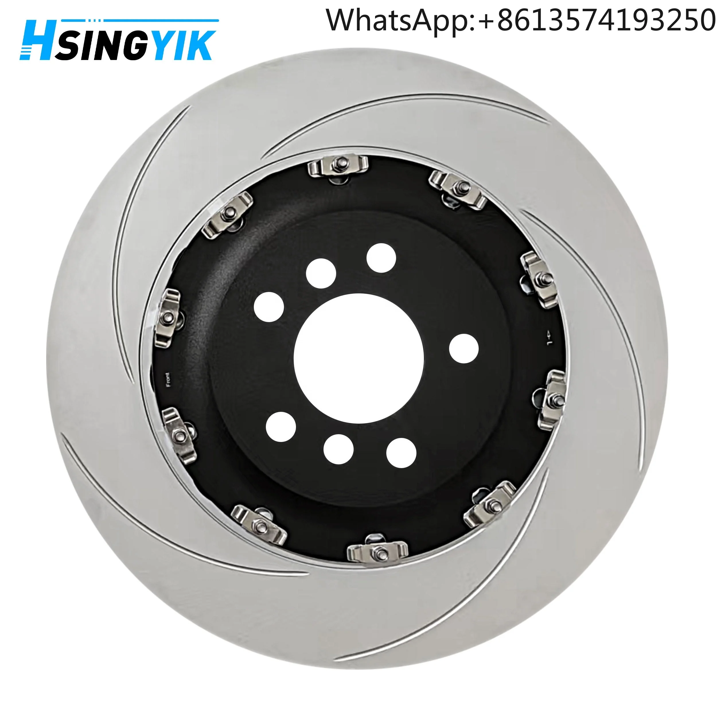 

For Hsingyik Slotted Drilled Certified Noise Free Guarantee 2 Piece Floating Brake Disc for Cars