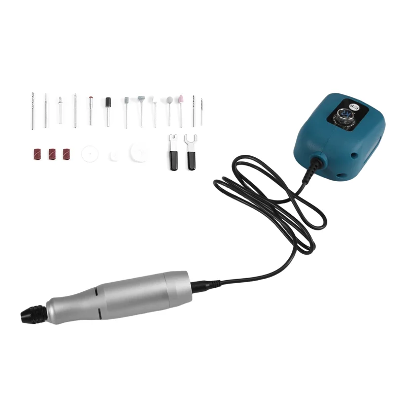 

【Recommend】Mini Electric Grinder Stepless Speed Regulation Electric Drill Mini Drill Speed Rotary Tool For 18V-21V Batter