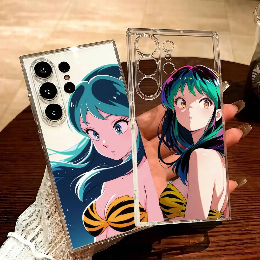 L-LUM-Girl From U-Urusei YatsuraS Phone Case For Samsung S25,S24,S21,S22,S23,S20,Ultra,Plus,lite,fe,5G Transparent Cover