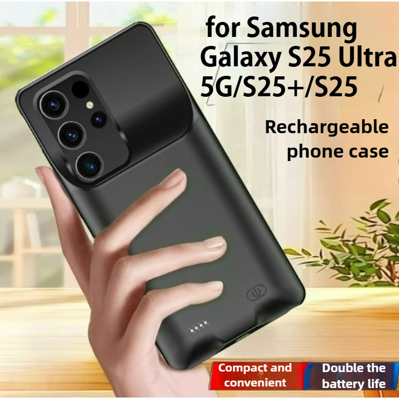 

Battery Charger Case for Samsung Galaxy S25 Ultra 5G/S25+/S25 Portable Extended Battery Pack Charging cover PowerBank