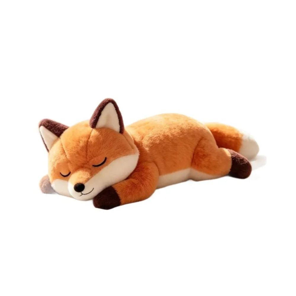 Plush Animal Body Pillow Lavender Embroidery Fluffy Tail Poultry Throw Pillows Cute Purple Animal Cushion Doll Toys For Women