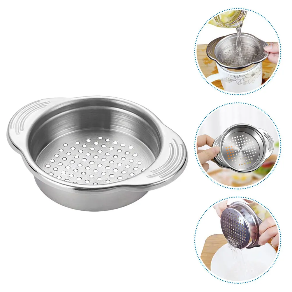 

Stainless Steel Can Strainer Filter Multi-Use Kitchen Tool Food Can Drainer Oil Water Separator Kitchen Gadgets