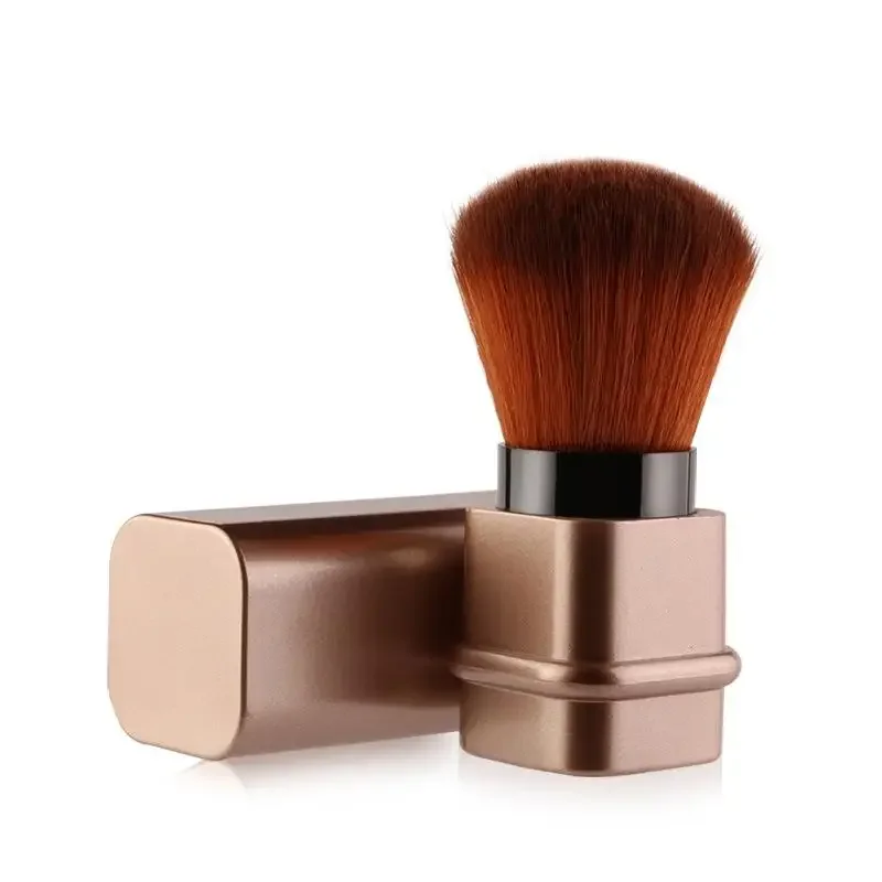 Women's Beauty Retractable Blush Blusher Foundation Face Powder Cosmetic Makeup Brush