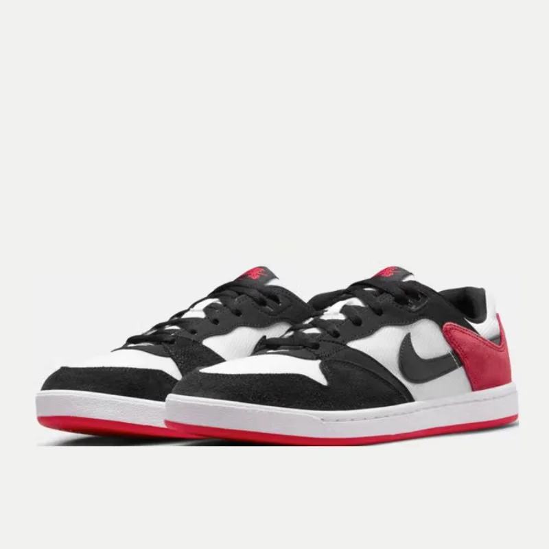 

Nike's New Lightweight, Shock-Absorbing, and Wear-Resistant Retro-Style Outdoor Skate Shoes for Men and Women, Sb Alleyoop, Comfortable and Durable for Daily Wear, Low-Top Flat Shoes, Fashionable and Versatile, New Year Red Mixed Color Patchwork Commuting