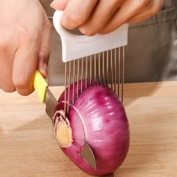 Stainless Steel Onion Slicer 1