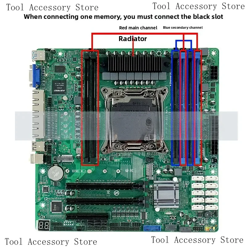 C612 IPC Nas توجيه ناعم X99 اللوحة الرئيسية E5-V3V4 رباعية 2.5G 10Sata MATX