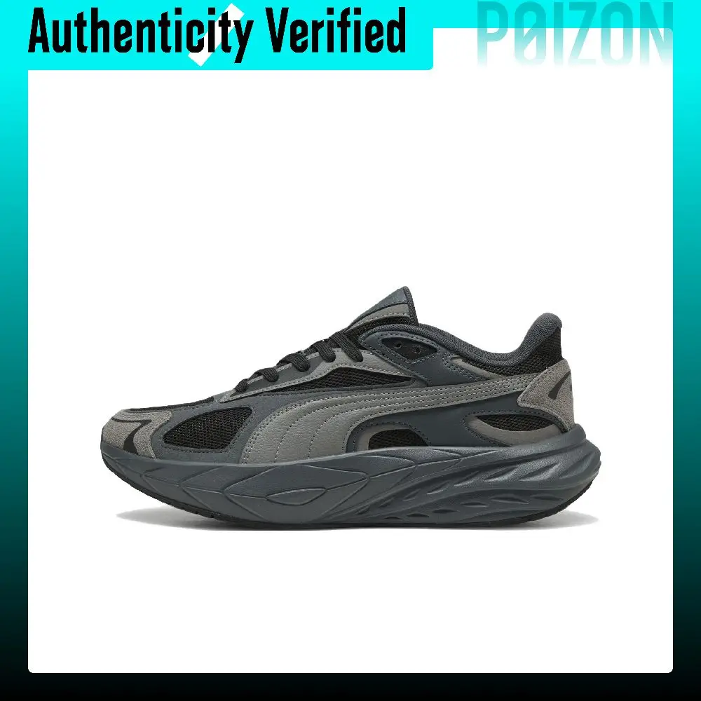 PUMA Hypnotic Running Shoes Unisex Low-top Gray Black 404714-16