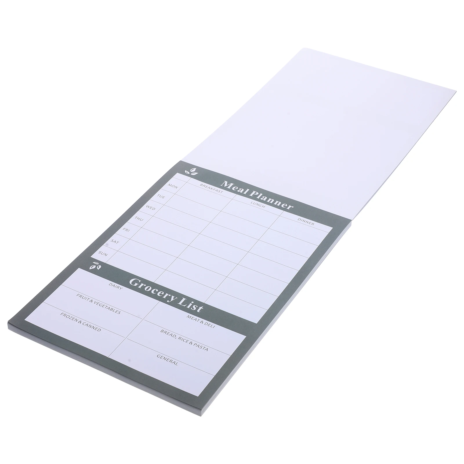 

Weekly Tearable Notebook for Meal Planning Food Journals Shopping Grocery List Household Diet Planner Menu Kitchen Calendar