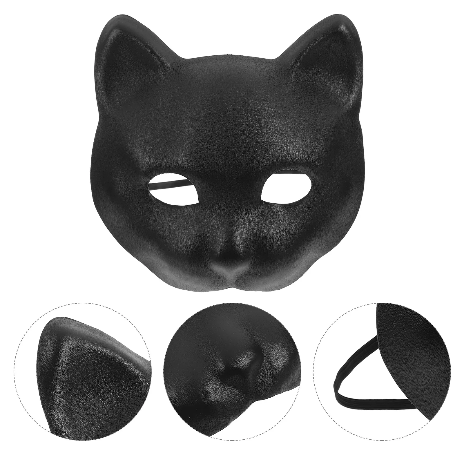 

Half Face Animal Cosplay Party Supply Comfort Party Panther Cosplay Half Mask Supply Decor