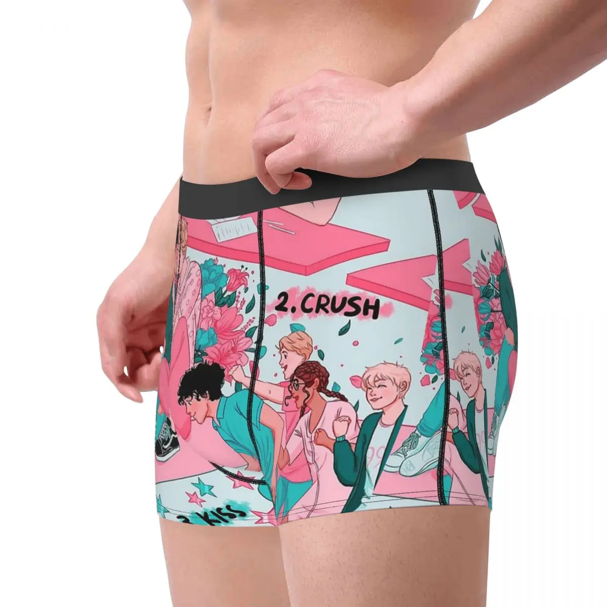 Men Nick Charlie Heartstopper Boxer Shorts Panties Breathable Underwear Romance Lgbt Yaoi Boy Love Male Hot S-XXL Underpants