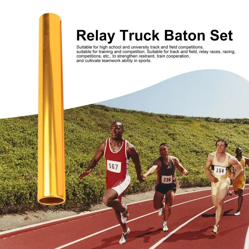 Aluminum Relay Baton Standard Racing Baton For Adults Sports Accessories Outdoor Play Toys For Students Teenagers Adults Running