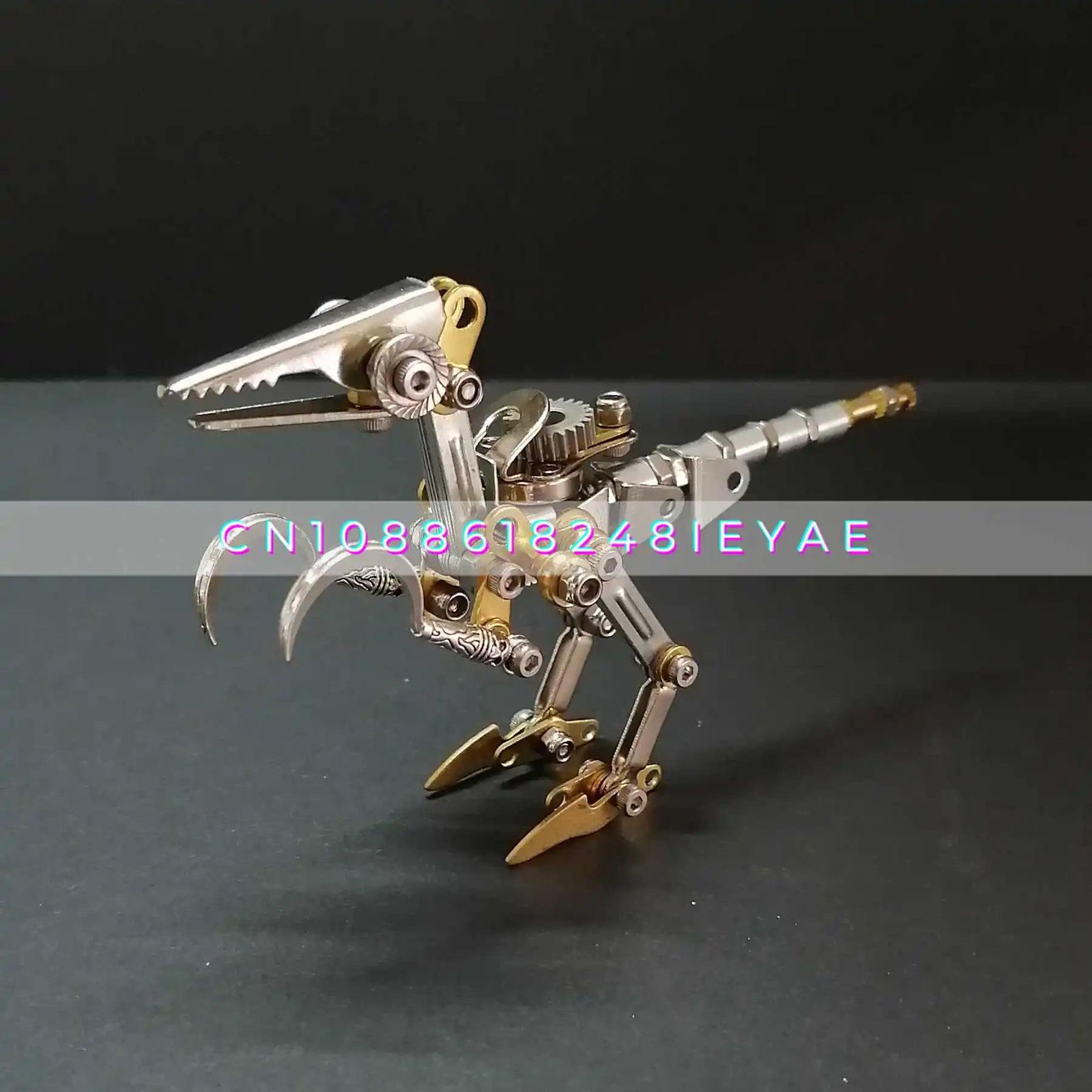 

Mechanical Dinosaur Metal Assembly Model Steampunk Scythe 3d Three-dimensional DIY Boy Toy Ornament Gift