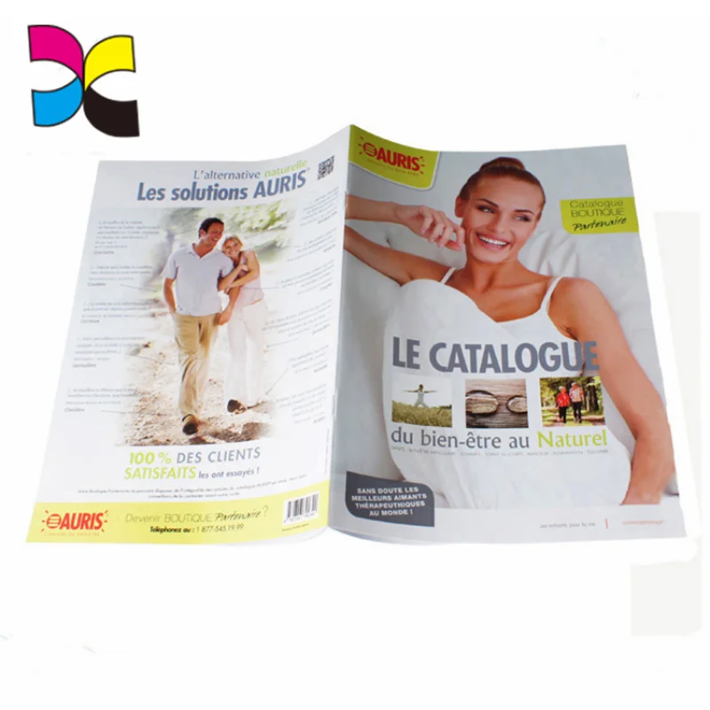 custom.Custom Offset Printing Brochure Catalogue Newsprint Hard Cover Binding OEM Welcomed Office Promotion Car
