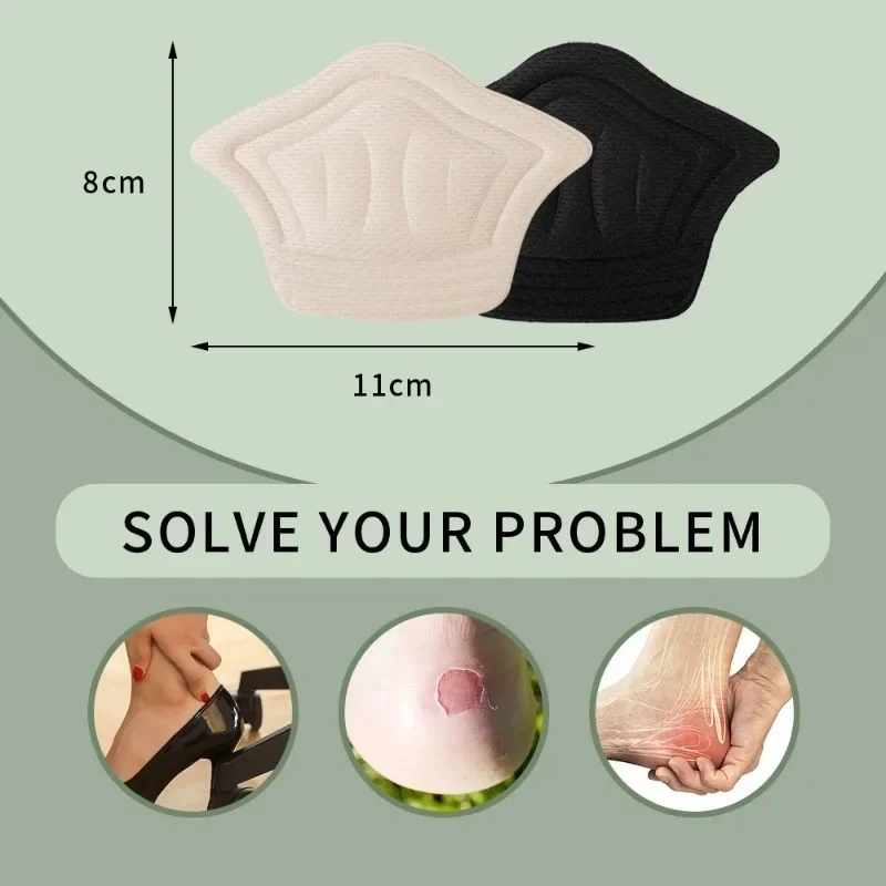 Shoe Insoles Patch Under Heel Pads for Sport Shoes Back Sticker Half Insole Adjustable Antiwear Feet Pad Cushion Insert Insole